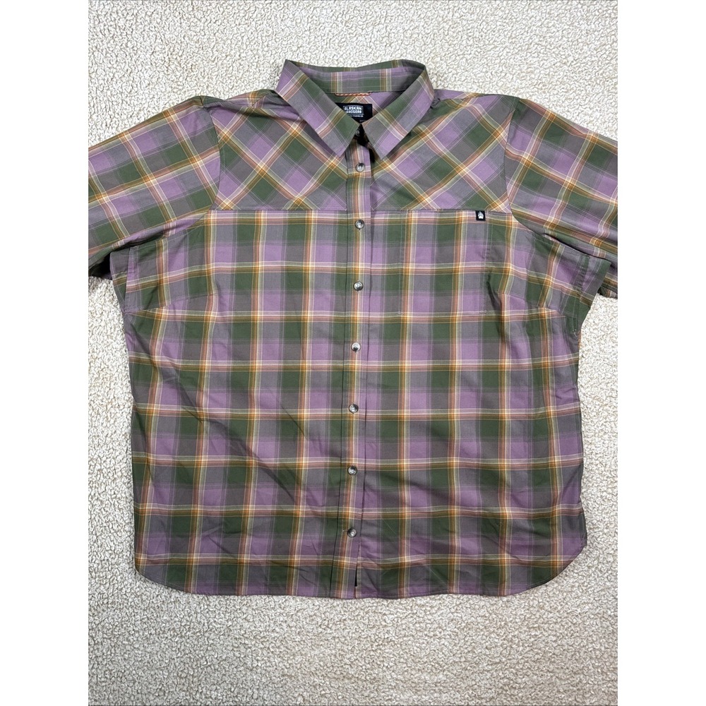 Alaskan Hardgear Duluth Trading Co. Plaid Mens Shirt 2XL Fishing Outdoors Hiking